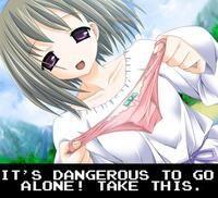 It's Dangerous to Go Alone! Take This