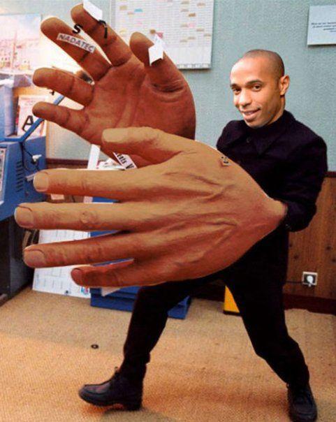 Thierry Henry's hand