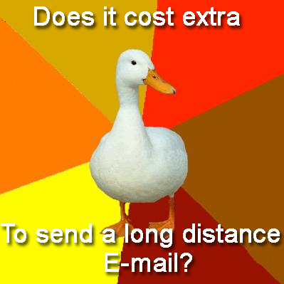 Technologically Impaired Duck