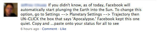 Facebook Privacy Settings