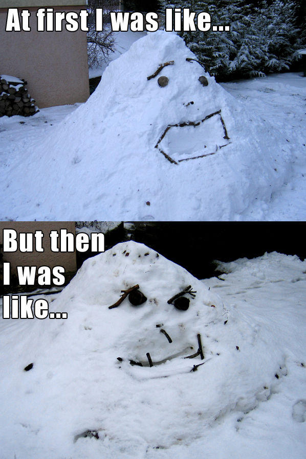 At First I Was Like...
