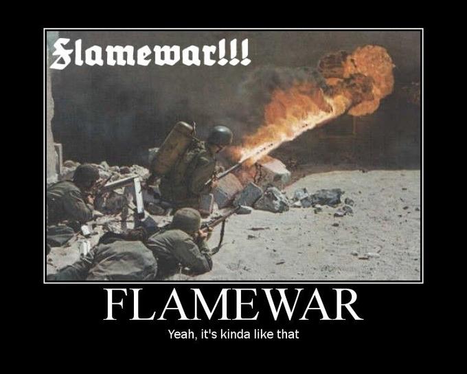Greenoch/flame wars