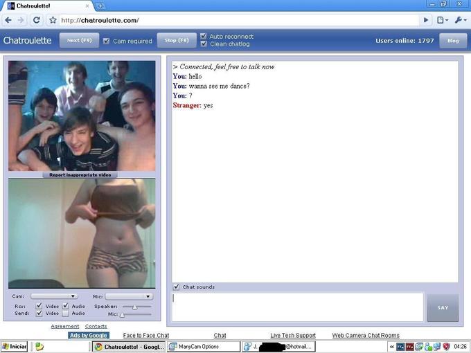 Chatroulette reactions