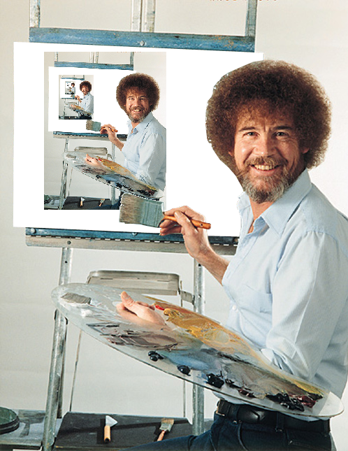 Photoshop Bob Ross
