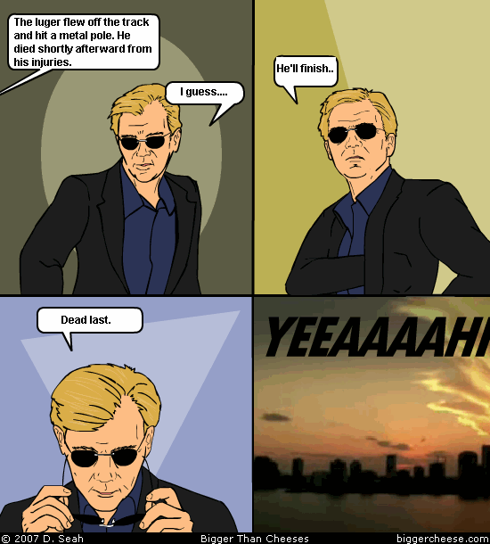 CSI 4 Pane Comics