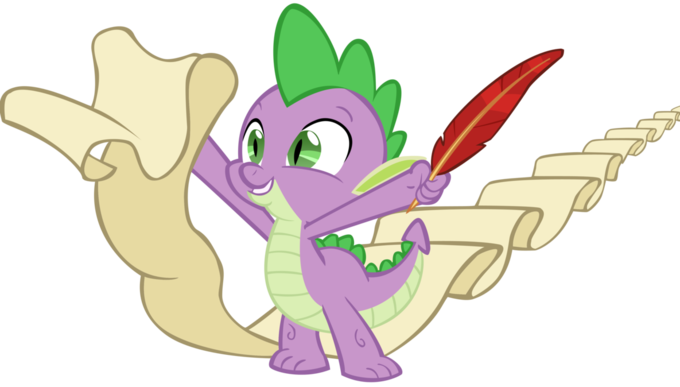 spike_has_a_big_scroll_by_spinnyhat-d4d2ax0.png
