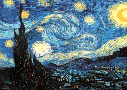The Starry Night by Van Gogh