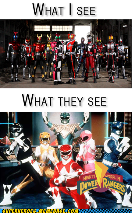 Kamen Rider is not Power Rangers!