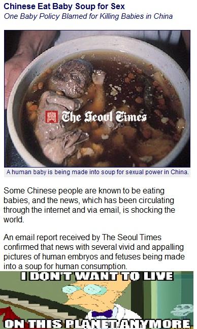 Chinese Baby Sex Soup