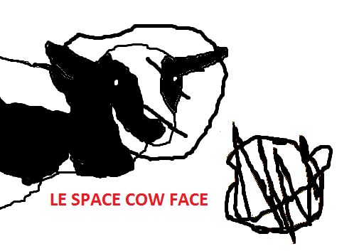 LE SPACE COW FACE