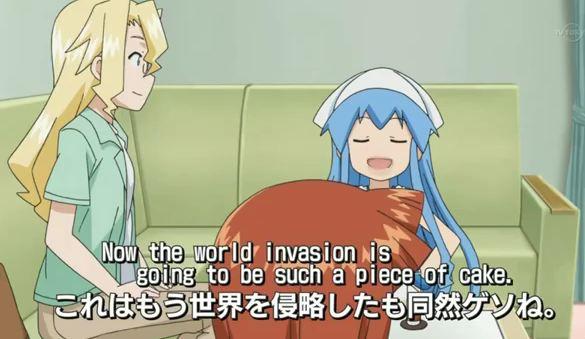 World invasion is a piece of cake.