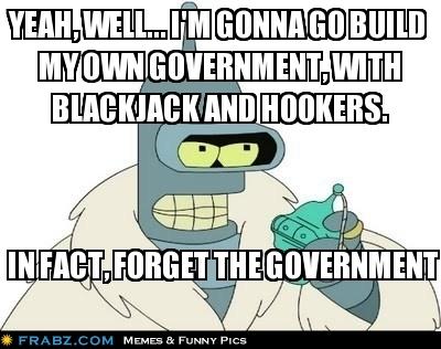With Blackjack and Hookers