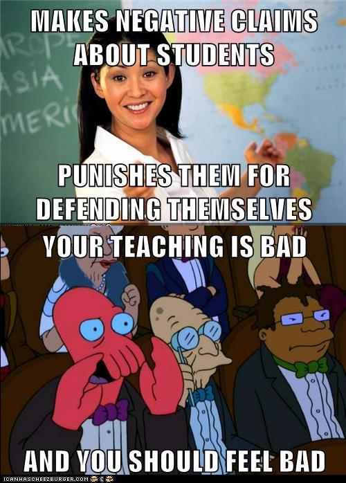 Unhelpful Teacher