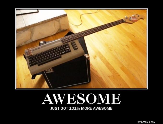 Awesome Commodore 64 Guitar