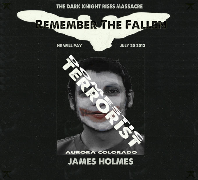 "James Holmes Domestic Terrorist" Dark Rabbit Studios