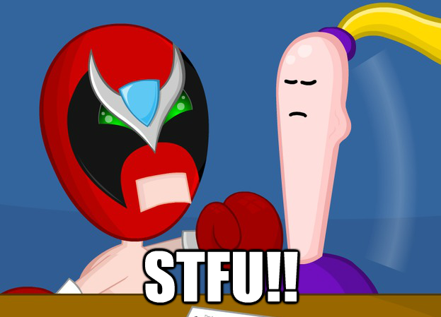 Strong Bad STFU