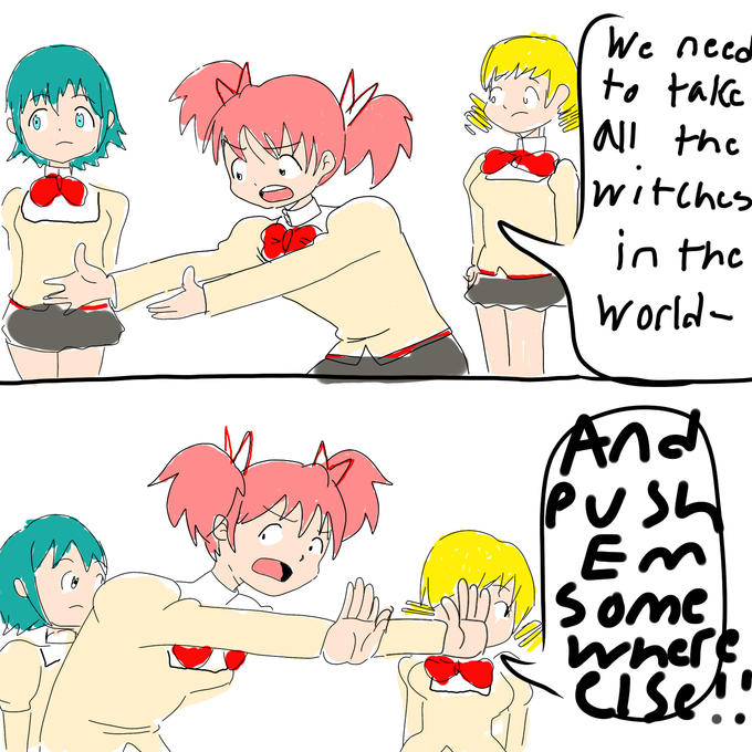 Push the witches somewhere else