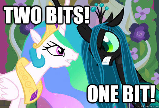 one bit