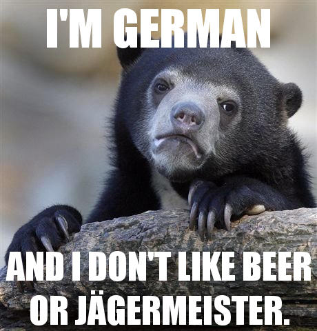 I'm german ...