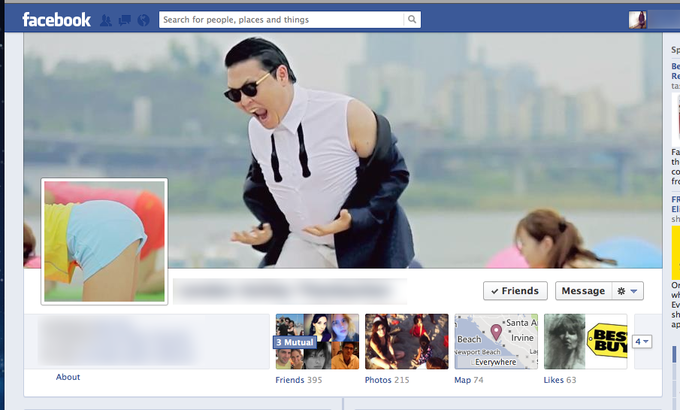 Facebook Gangnam Style