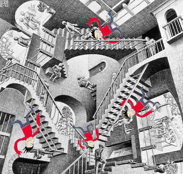 I WARNED YOU ABOUT THE STAIRS