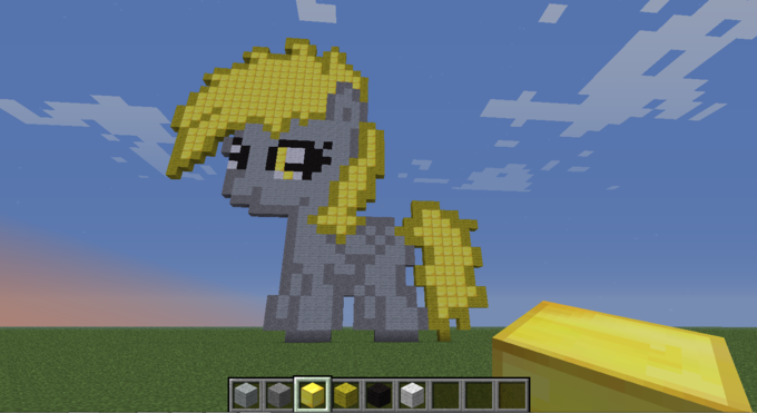 Filly Derpy Hooves. Took me 2 hours to complete. 