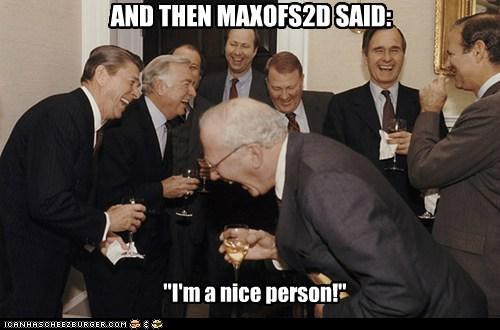 Typical Max bashing post.