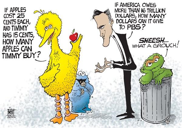 Romney Economics vs Big Bird Economics