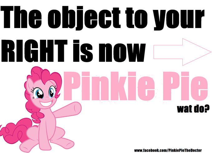 Pinkie Pie Object to Right 