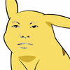 My face on a Pikachu.