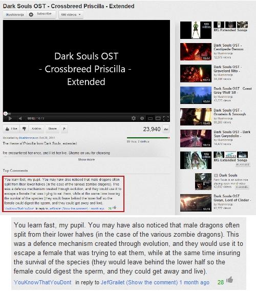Youtube, dragons and science