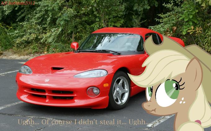 I.. ughh.. No I didn't steal it! Ughh.. 