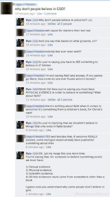 Not sure how I feel about this, but have to admit she got owned.