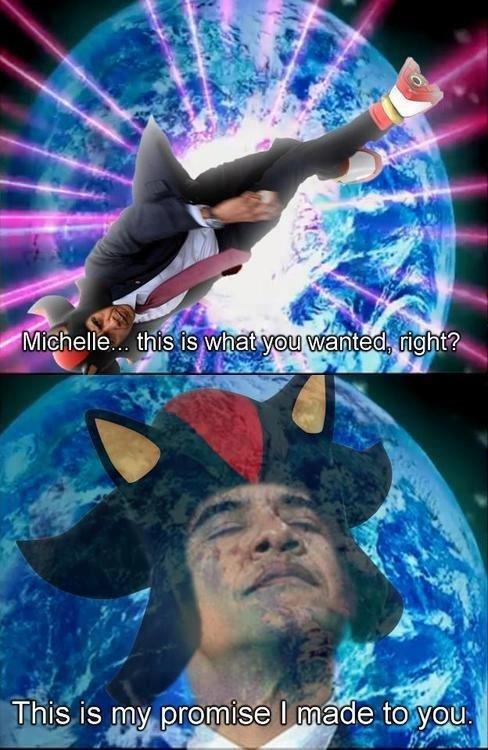 Obama the Hedgehog fufils his promise