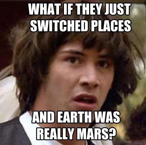 Conspiracy Keanu Earth Was Mars