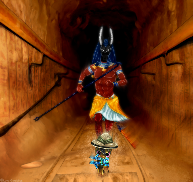 Daring Do VS Anubis