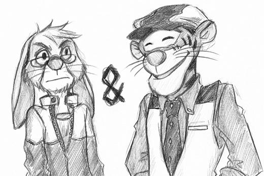 Tigger and Rabbit