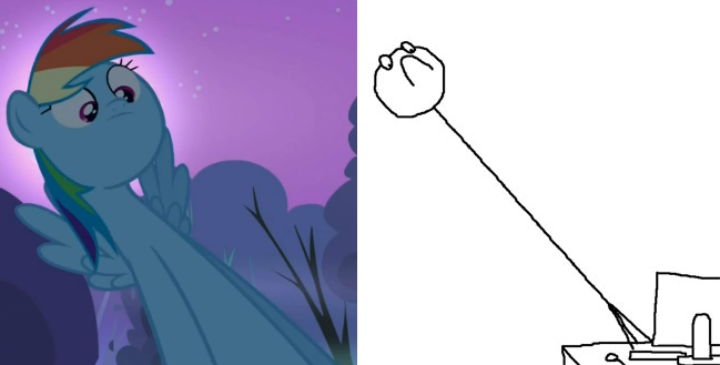 Long Neck Rainbow Dash