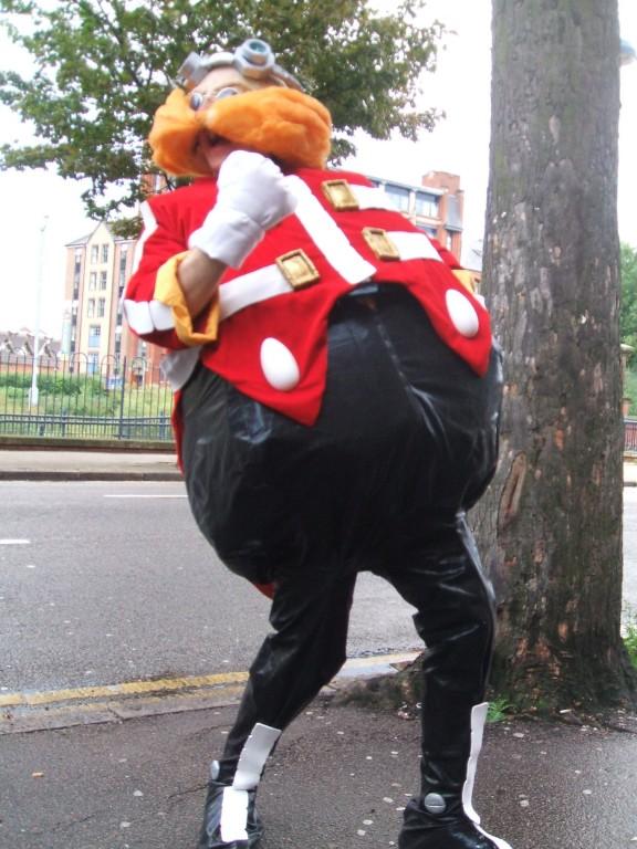 Horrifying Eggman cosplay