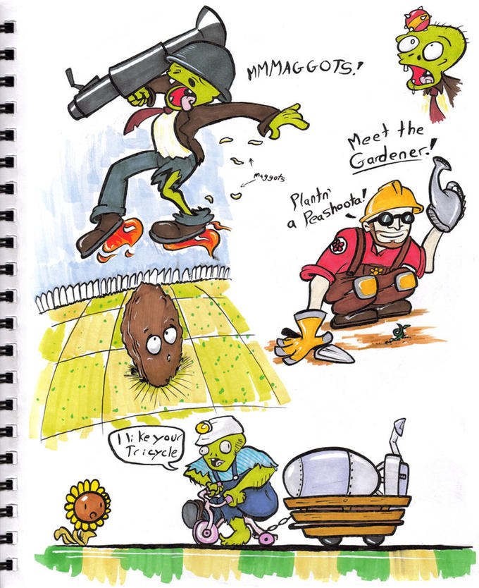 Plants VS Zombies Fortress 2