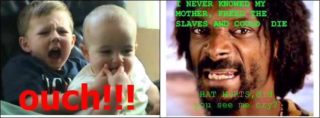 Charlie bit my finger V.S Moses has pain