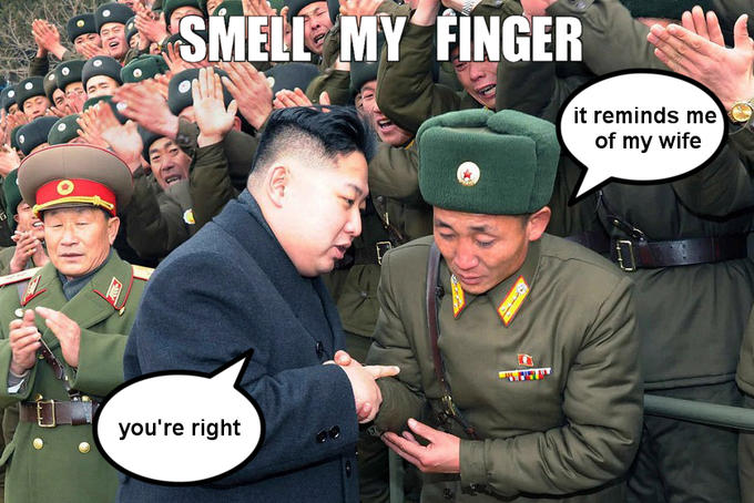 smell my finger 