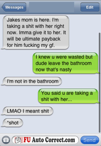 Eww, that's nasty.