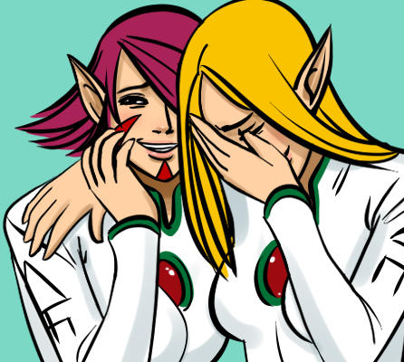 Laughing Eldar Whores