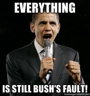 EVERYTHING IS STILL BUSH'S FAULT