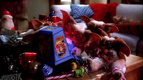 Evil Mogwais Playing Arcade