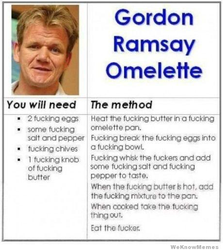 The Gordon Ramsay Omelette