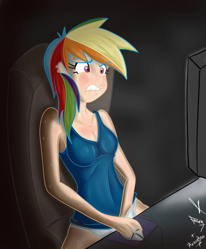 Human Rainbow Dash Clopping