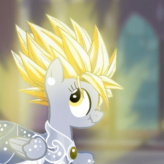 Super Derpy Saiyan Derpy Hooves Know Your Meme
