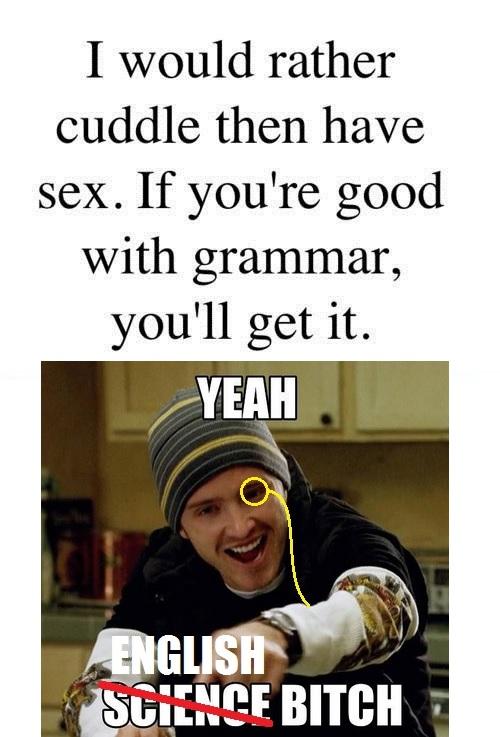 Yeah English Yeah Science, Bitch Know Your Meme